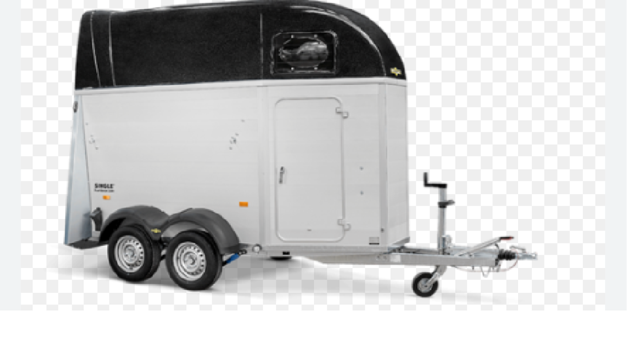 HUMBAUR SINGLE ALU 1600 MET ZADELKAMER EN ZWARTE KAP