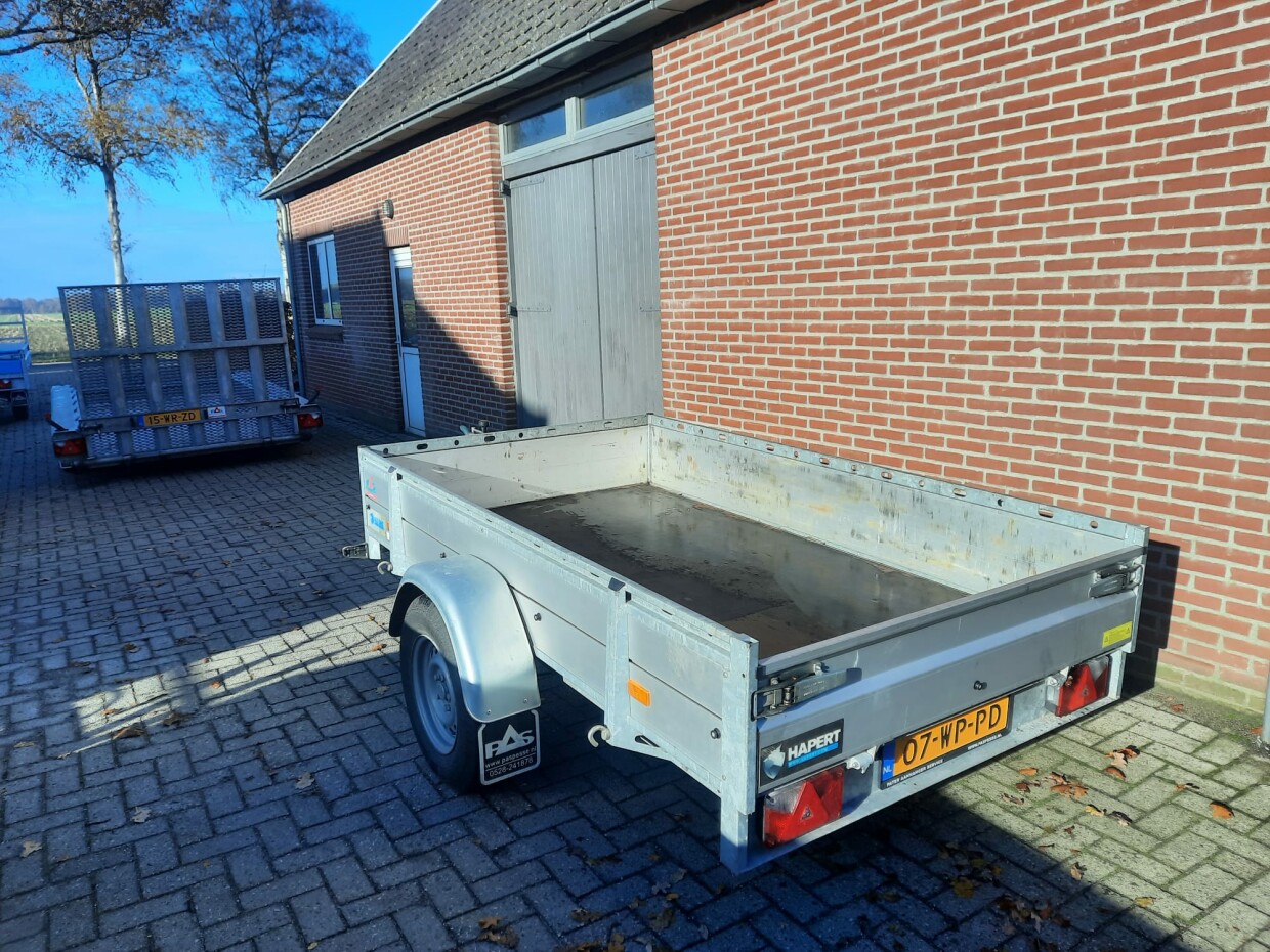 HAPERT ENKELASSER BAKWAGEN GEREMD 1500KG