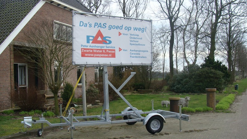 reclame aanhangwagens 