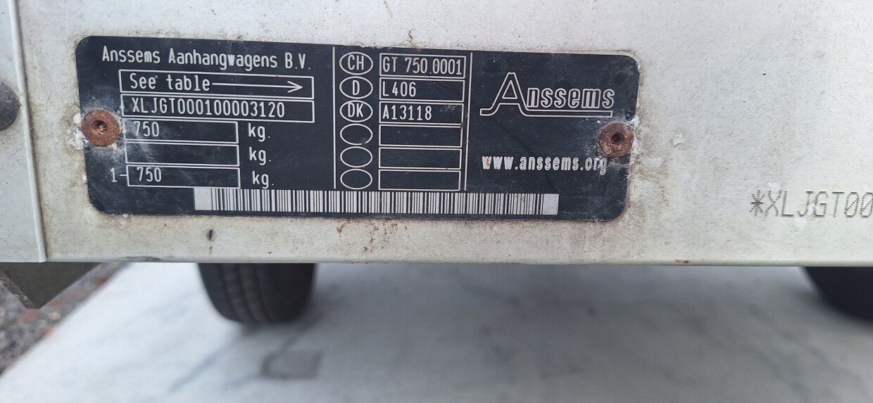Anssems GT 200 × 100 × 30 cm