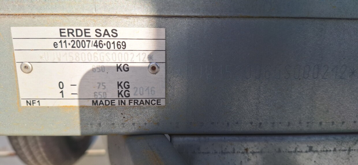 Daxara 158 bagagewagen compleet 0212