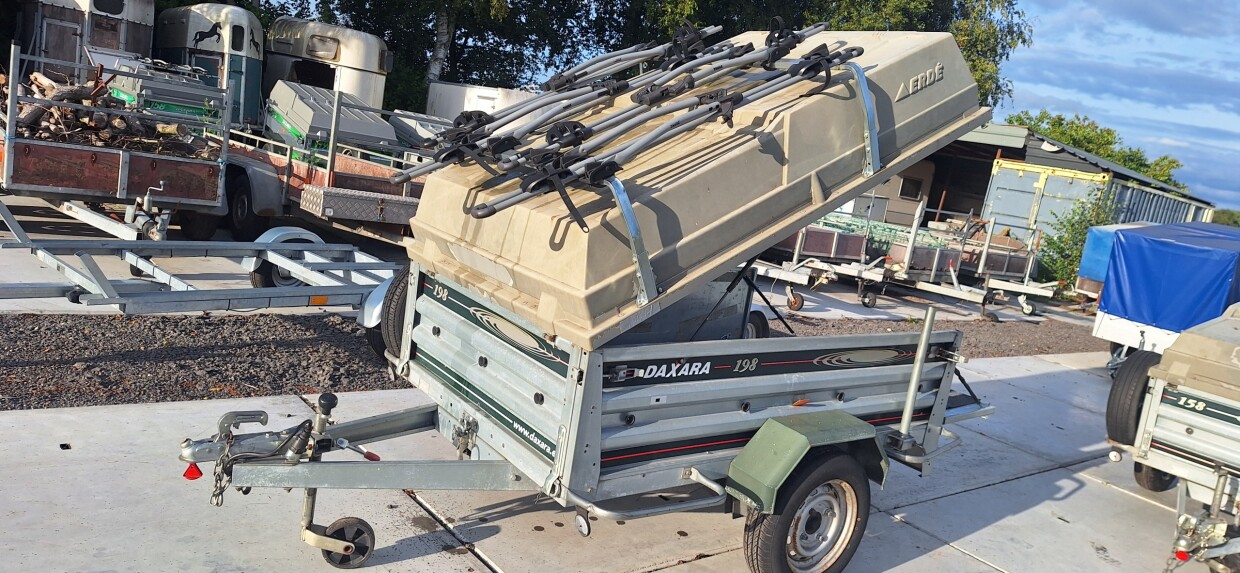 Daxara 198 met tapijt bagagewagen compleet 7043